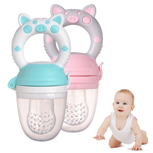 Silicone Fresh Food Nibbler Baby Feeder Kids boy girl Fruit Nipples